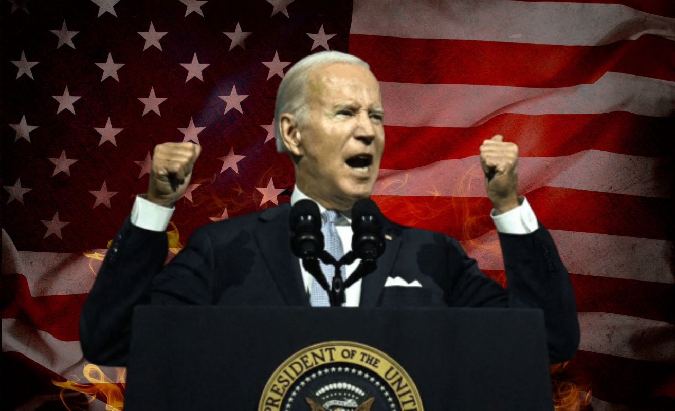 Joe Biden delivered a dictator-style ‘hate’ speech Thursday saying Republicans are an extreme threat to America and democracy is under assault.