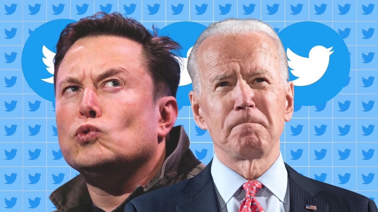 In a conference call on Wednesday, President Biden said that the new CEO of Twitter, Elon Musk, may be a "national security threat."