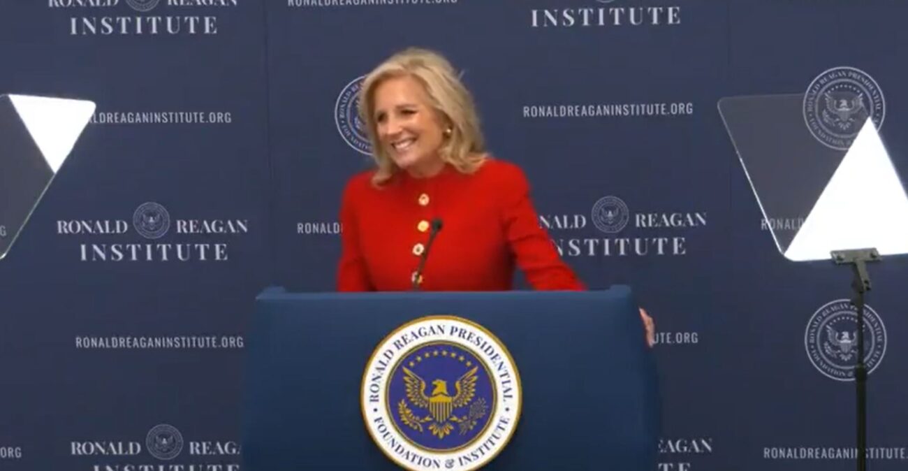 Biden addressed a crowd at the Reagan Institute Summit on Education, which also hosted a number of former secretaries of education.