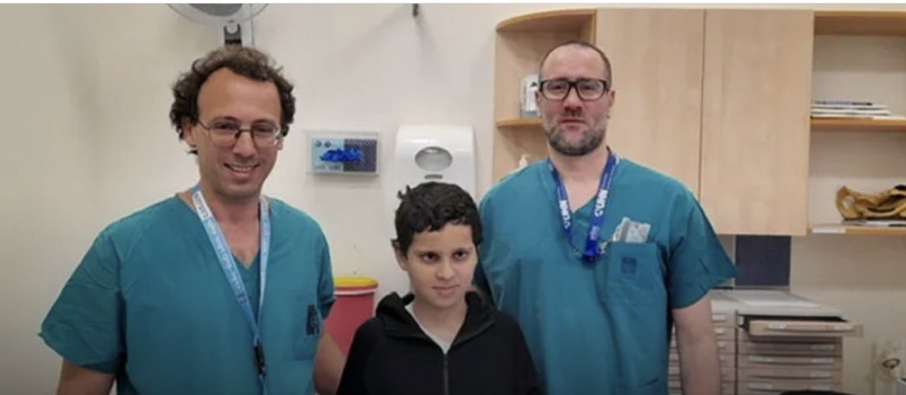 Surgeons in Israel performed a miracle surgery and reattached a boy’s head after he was hit by a car while riding his bike.