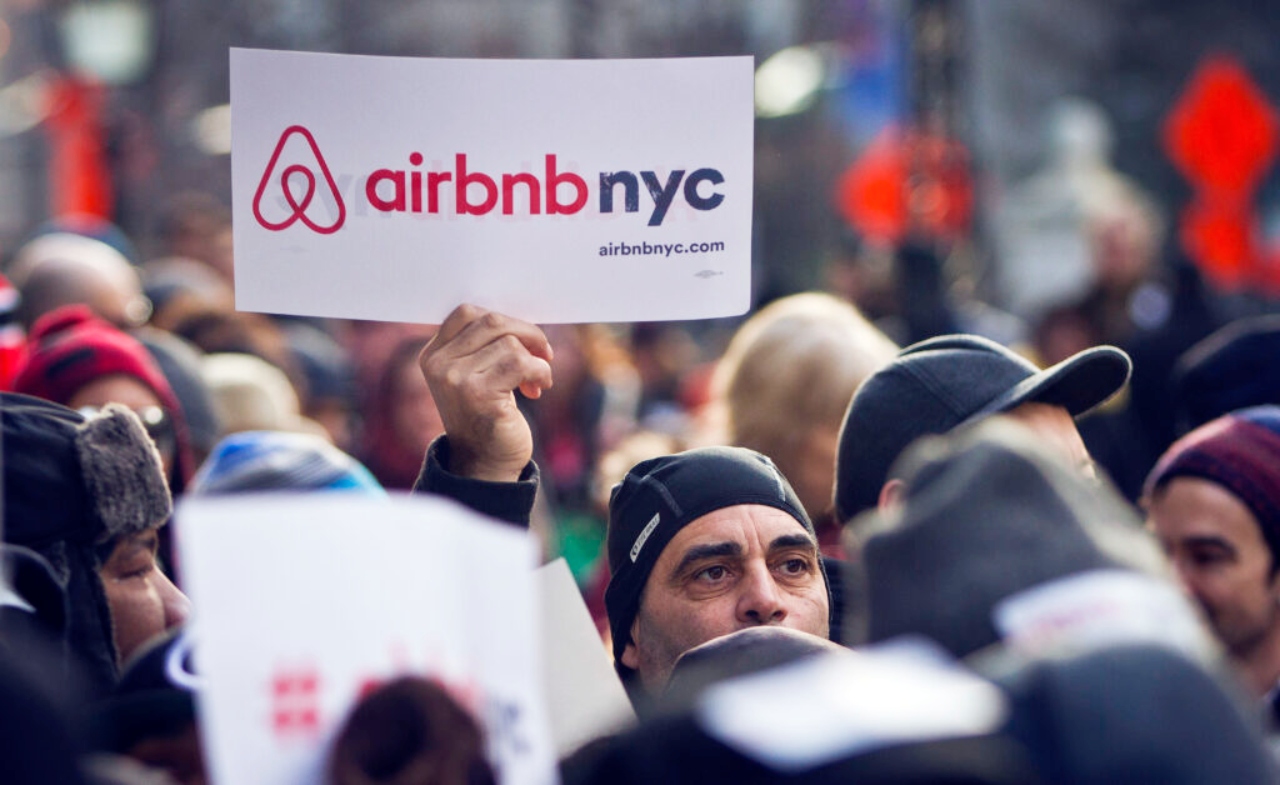Many Airbnb users and NYC tourists with bookings in the Big Apple this Christmas are scrambling to find new accommodations.